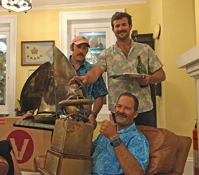 Winners Horowitz (hat) Coleman and Healey (seated) © Beau Outteridge